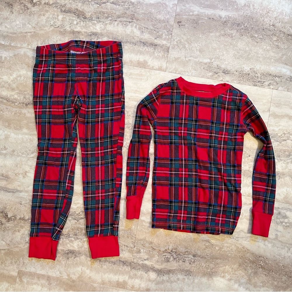 Old Navy plaid pj’s